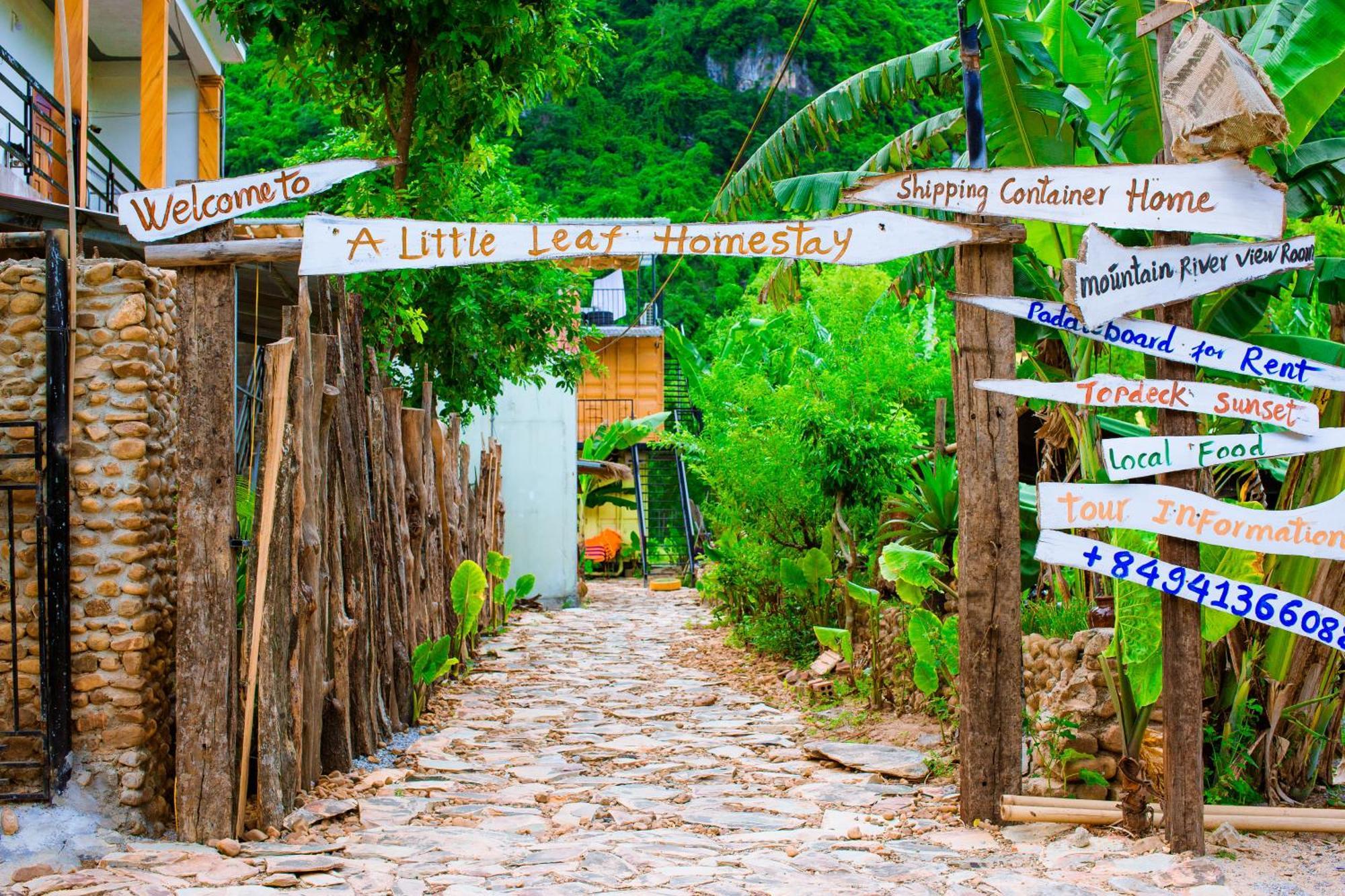 Phong Nha A Little Leaf Homestay 外观 照片